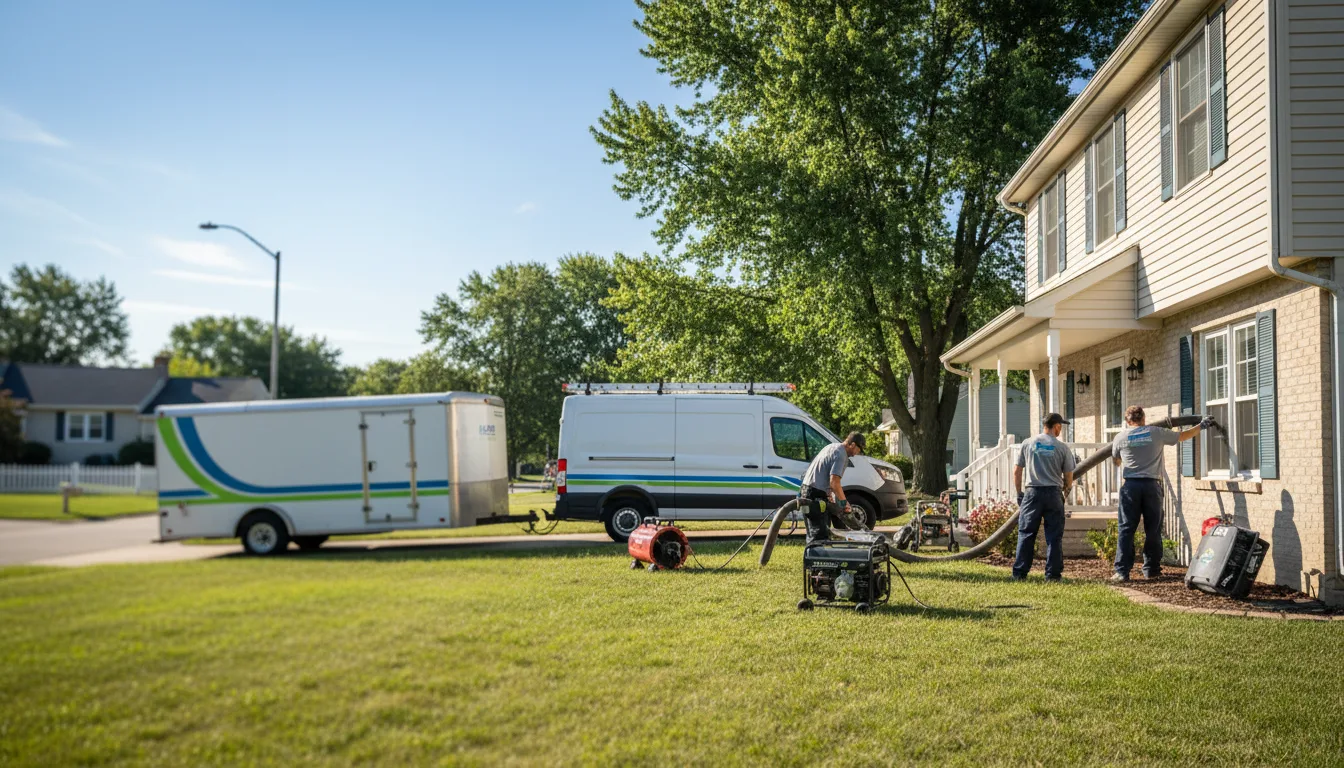 Flooded Basement Restoration And Cleanup With Repair in Neosho, WI near me